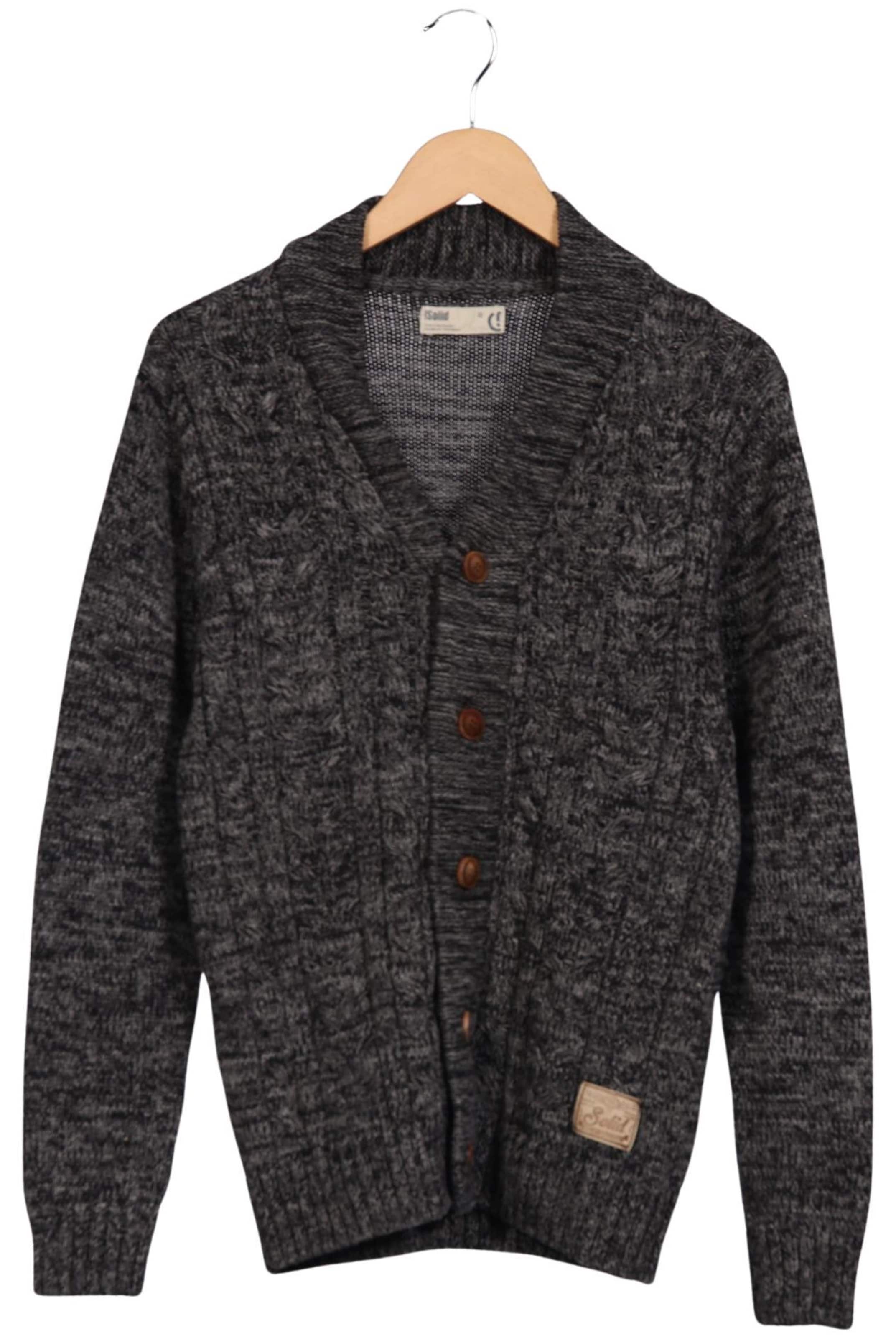 !Solid Sweater & Cardigan in M in Grey: front