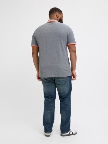 Jack & Jones Plus Majica 'JJEPAULOS' | modra barva
