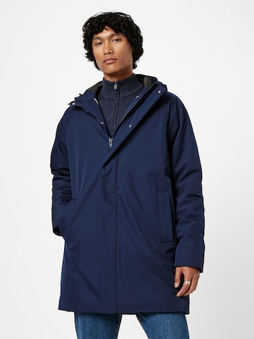 Manteau mi-saison 'Kolmaro' minimum en bleu : devant