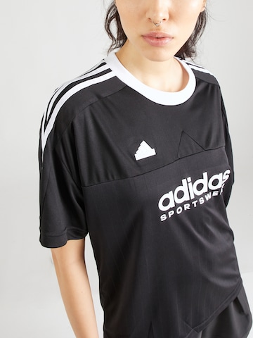 ADIDAS SPORTSWEAR Λειτουργικό μπλουζάκι 'TIRO' σε μαύρο