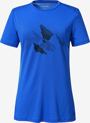 T-shirt fonctionnel 'Skyrup' Schöffel en bleu : devant