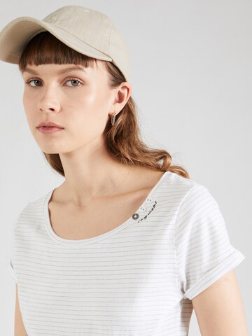 Ragwear T-Shirt 'FLLORAH' (GOTS) in Weiß