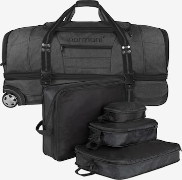 normani Travel Bag in Black: front