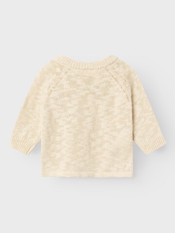 NAME IT Knit Cardigan in Beige