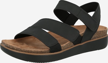 SKECHERSSandale s remenčićima 'LIFTED COMFORT' - crna boja: prednji dio