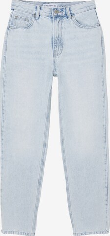 Pull&Bear Loosefit Jeans in Blauw: voorkant