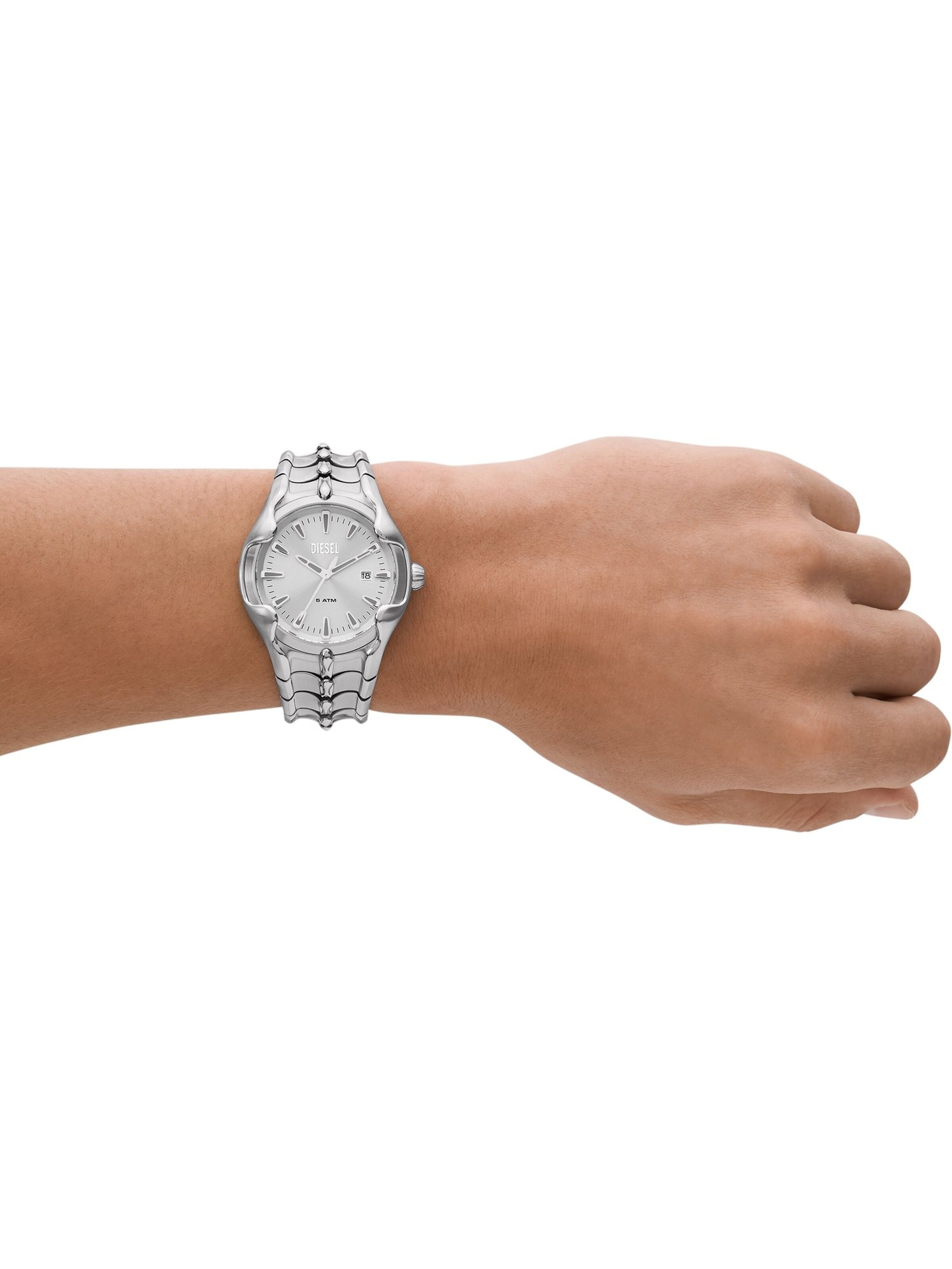 DIESEL Uhr 'VERT' in Silber: Vorderseite