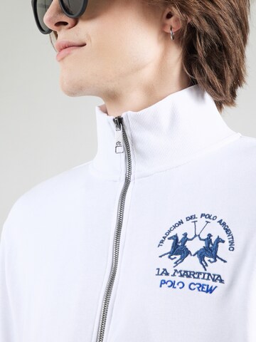 La Martina Sweatjacke in Weiß