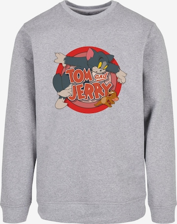 ABSOLUTE CULT Sweatshirt 'Tom and Jerry - Classic Catch' in Grey: front