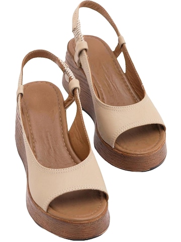 Escarpins à bride arrière 'Heiraten' Limoya en beige