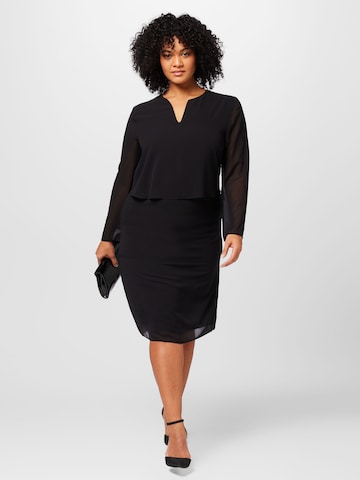 SAMOON Sukienka w kolorze czarny