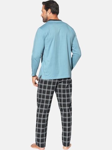 Jan Vanderstorm Pyjama lang 'Rolfheim' in Blauw