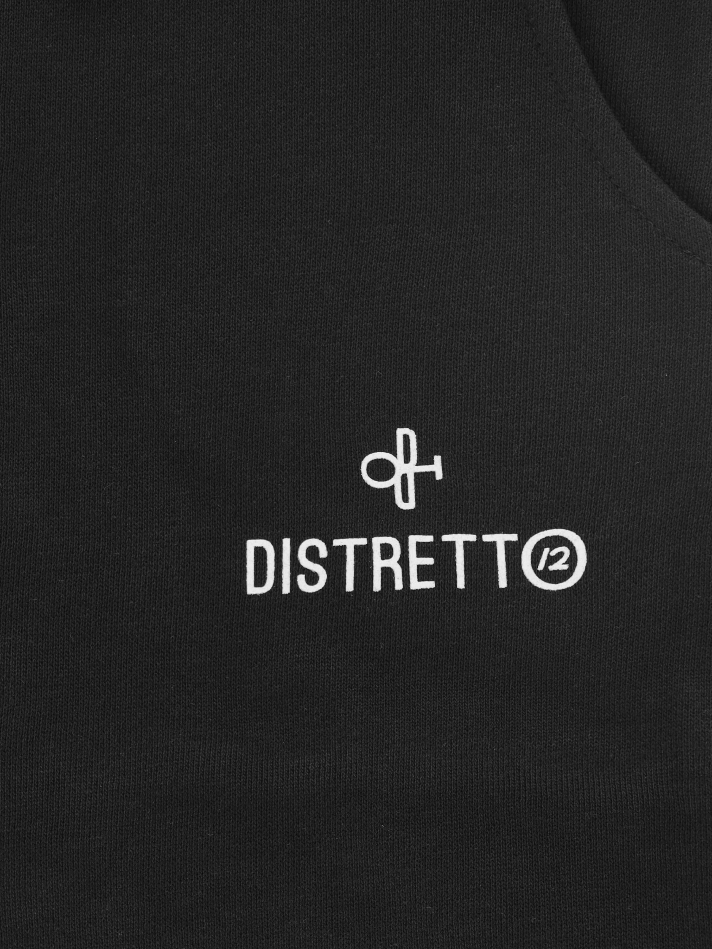 Distretto12 Regular Hose 'LISBONA' in Schwarz