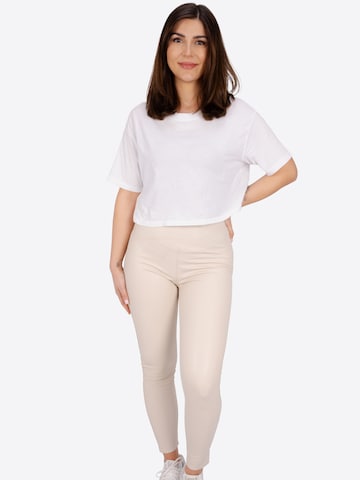 Skinny Leggings 'Rachel' Seasons of April en beige : devant