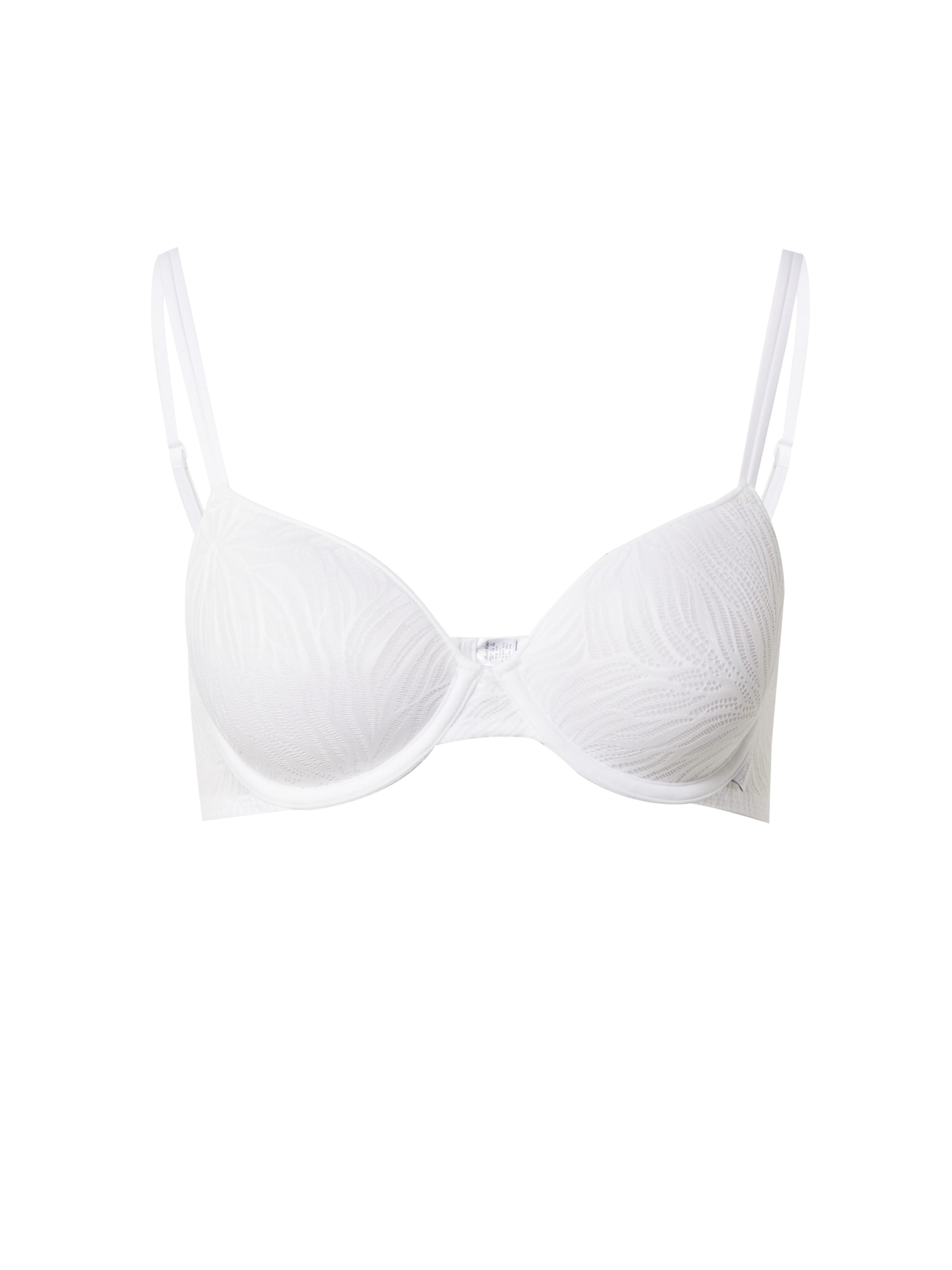 Invisible Soutien-gorge Calvin Klein Underwear en blanc : devant