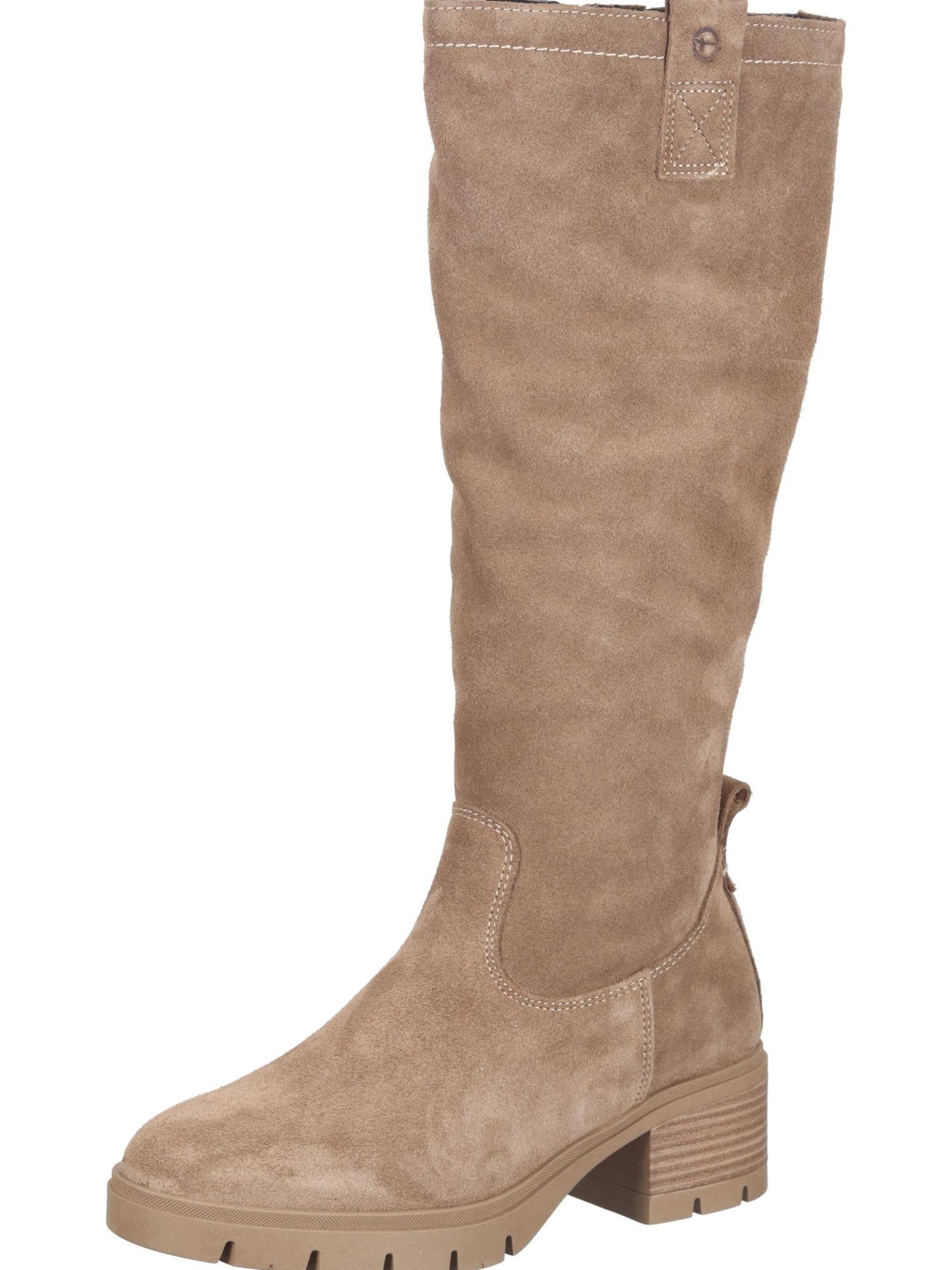 Tamaris Сапоги в Коричневый: спереди