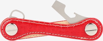Keykeepa Schlüsselmanager 'Leather ' in Rot: predná strana