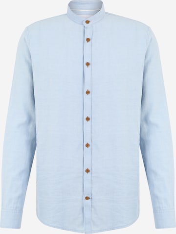 Kronstadt - Ajuste regular Camisa 'Dean Diego' en azul: frente