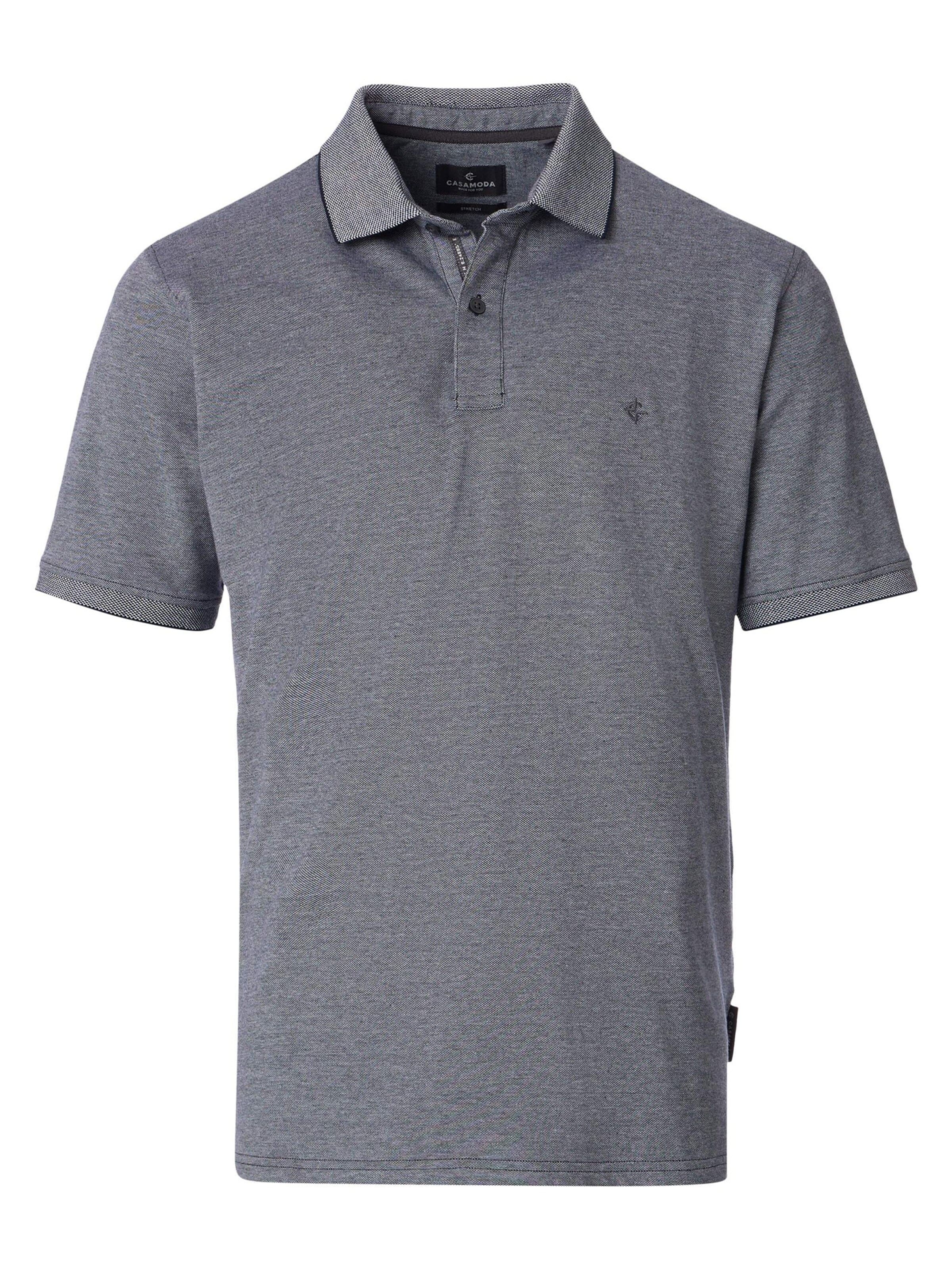 CASAMODA Shirt 'Basic' in Blue: front