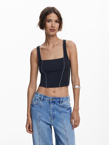 Desigual Топ в Черный: спереди