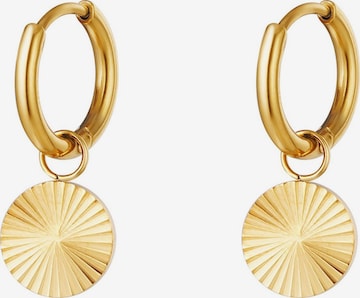 Cala Rose Earrings 'SOLA' in Gold: front
