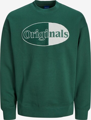 Jack & Jones JuniorSweater majica 'RIVERSIDE' - zelena boja: prednji dio