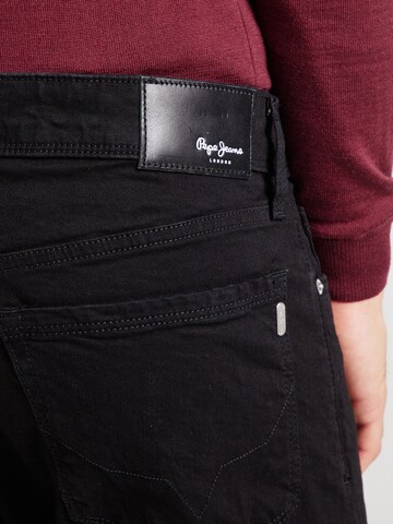 Pepe Jeans Slimfit Jeans 'HATCH' in Schwarz