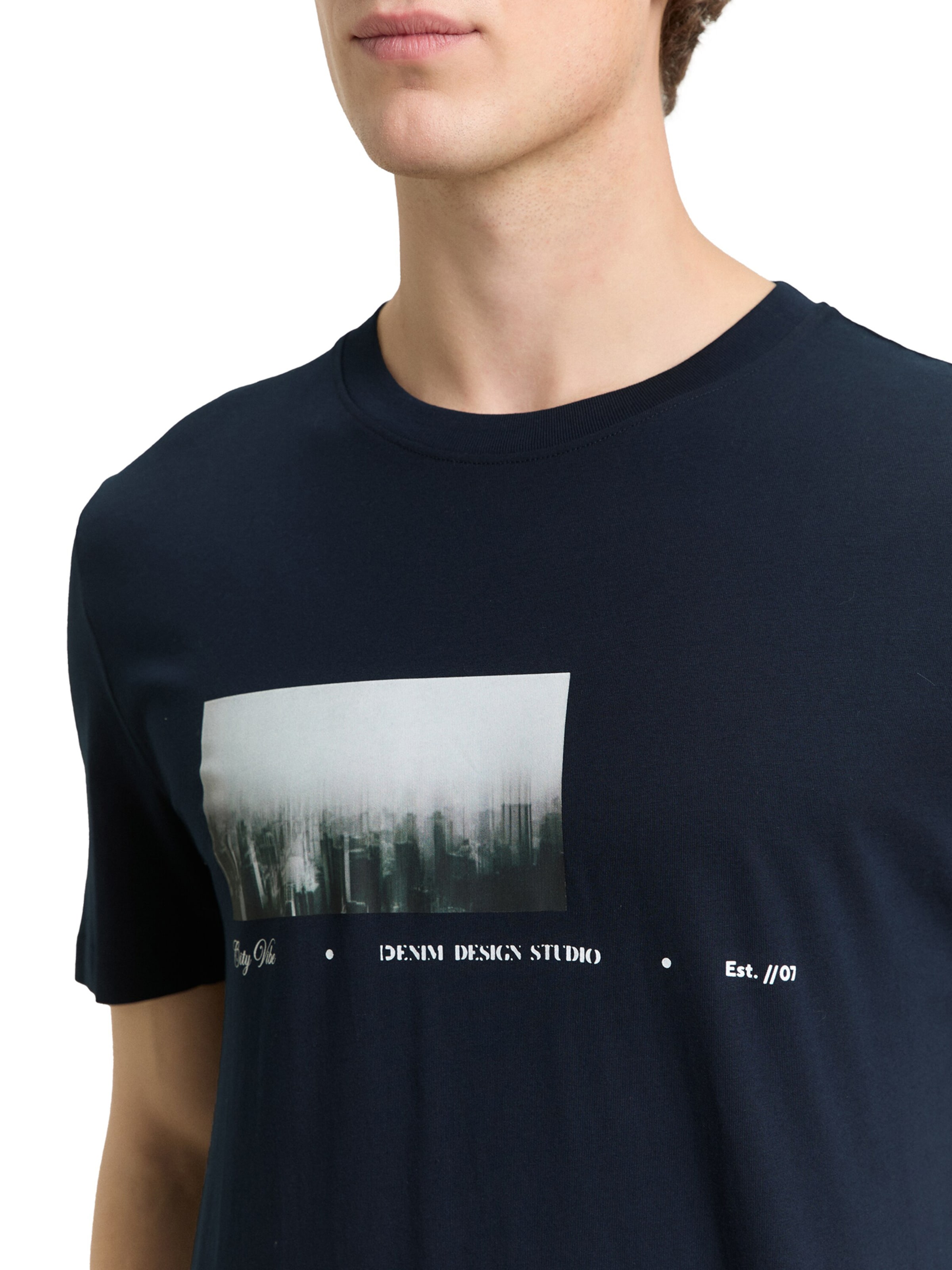 TOM TAILOR DENIM T-Shirt in Blau