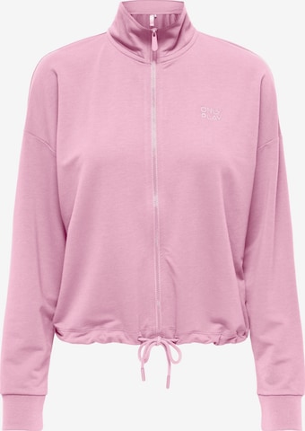 Veste de survêtement 'Frei Life' ONLY PLAY en rose : devant
