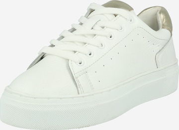 PS Poelman Platform trainers in White: front