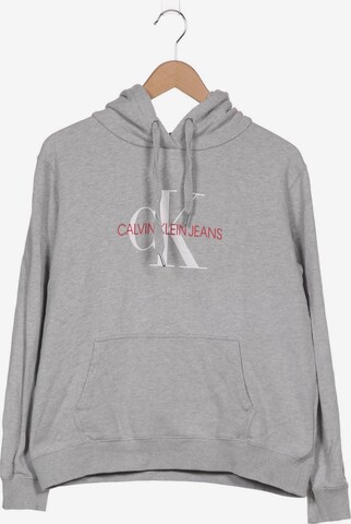 Calvin Klein Jeans Sweatshirt & Zip-Up Hoodie in L in Grey: front