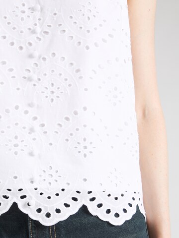 Haut 'PCVILDE' PIECES en blanc