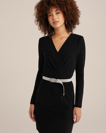 WE Fashion Φόρεμα σε μαύρο: μπροστά