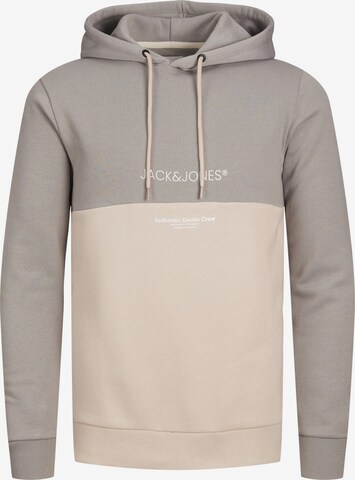 Sweat-shirt 'Ryder' JACK & JONES en beige : devant