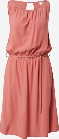 QS Summer Dress in Orange: front