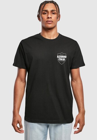Mister Tee Shirt 'Calcio 24' in Schwarz: Vorderseite