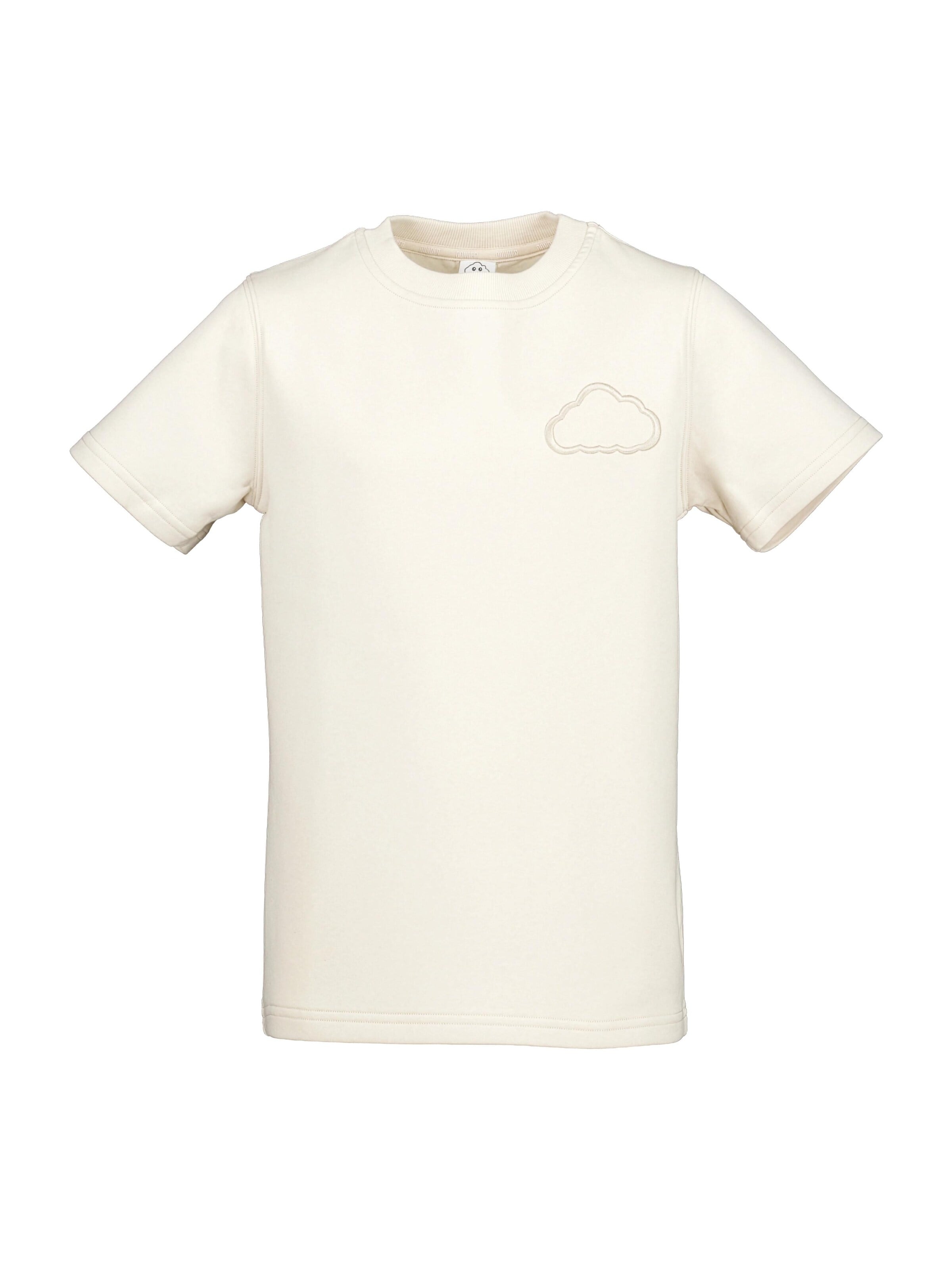 Donder Shirt 'Heavy Tee Essential Canary Yellow' in White: front