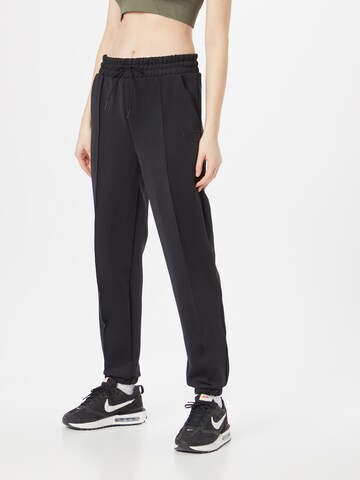 HKMX - Tapered Calças de desporto 'Ruby' em preto: frente