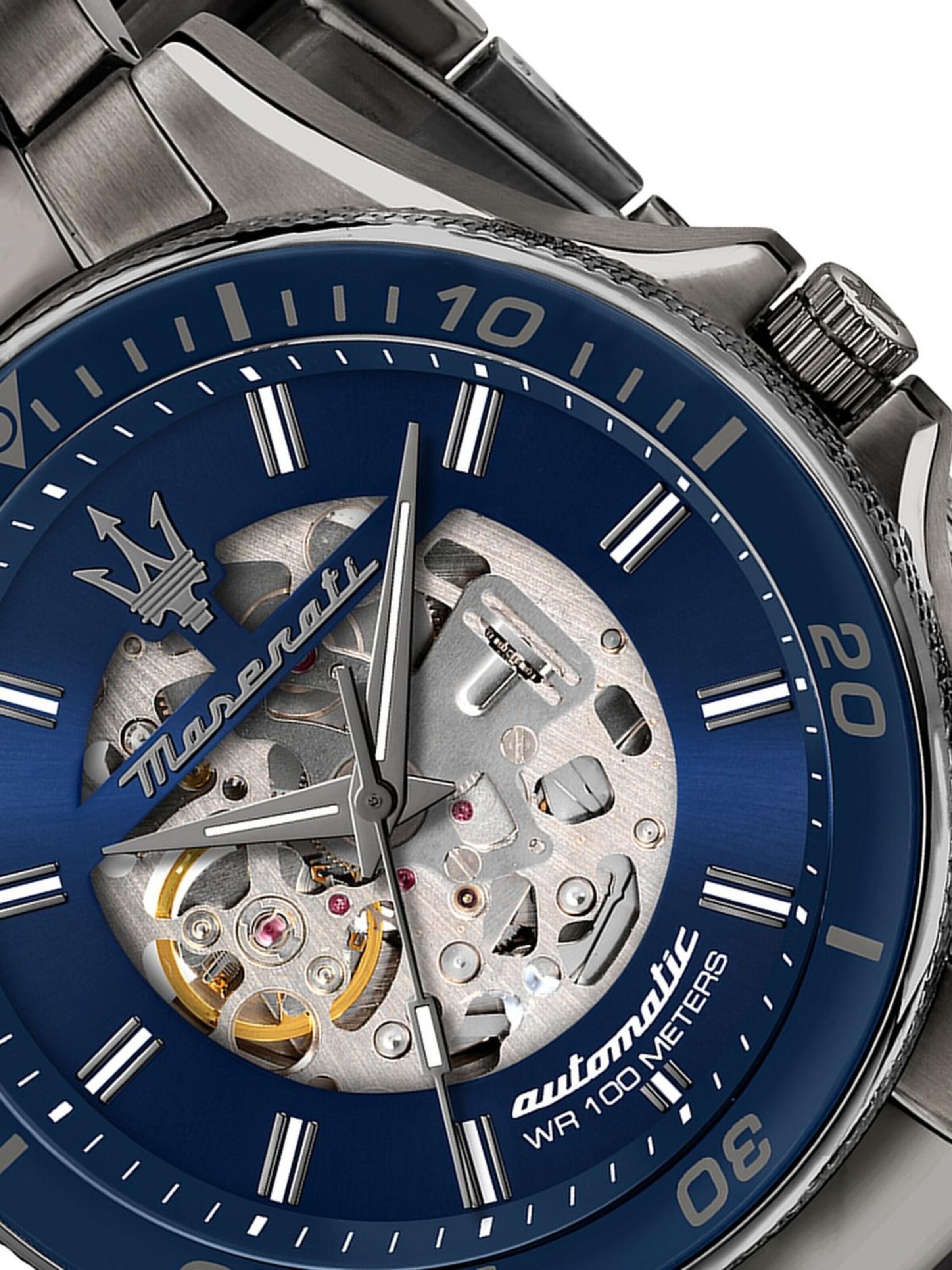 Montre à affichage analogique Maserati en gris