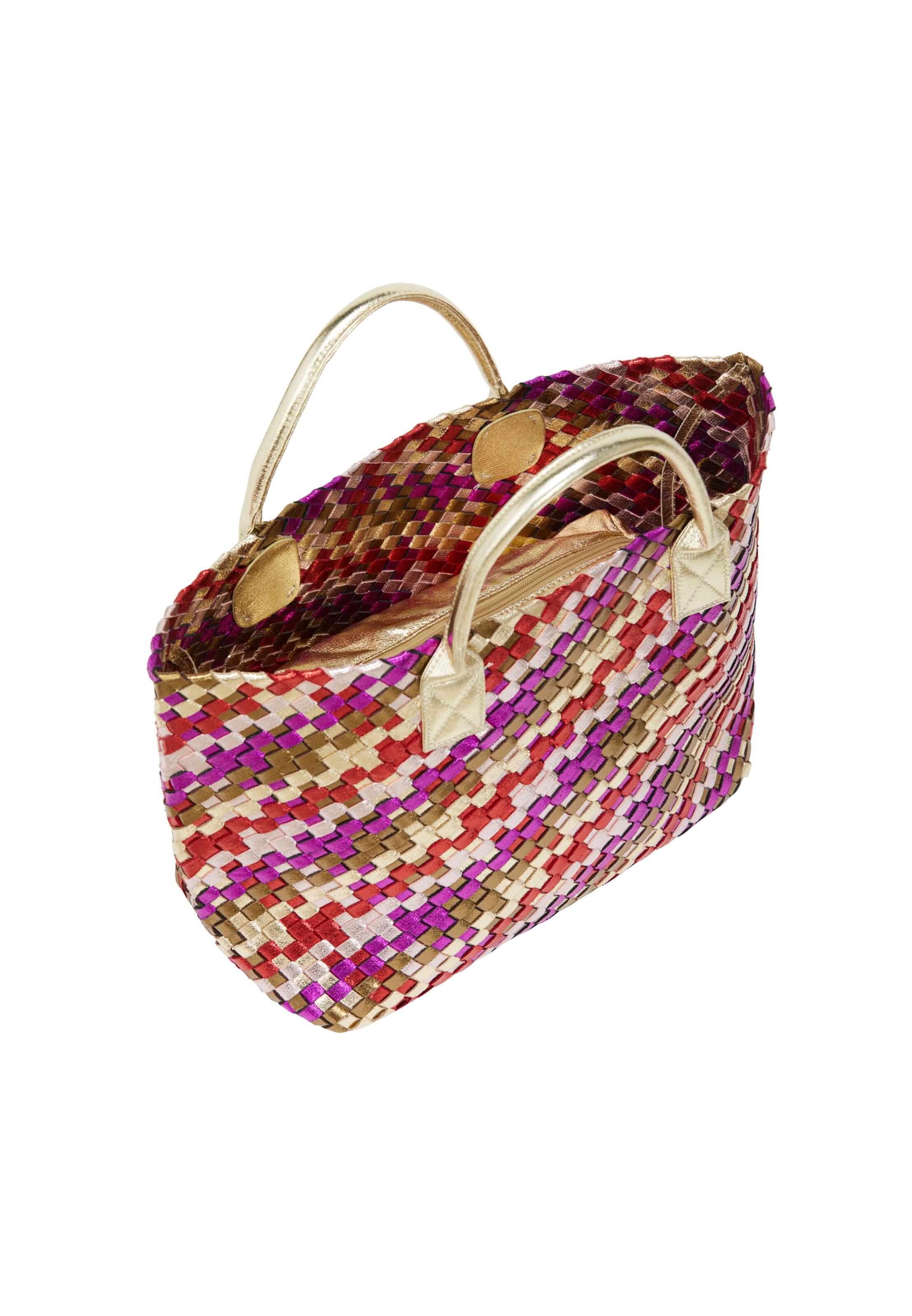 faina Torba shopper w kolorze różowy