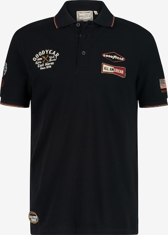 GOODYEAR Shirt 'Watkins' in Black: front