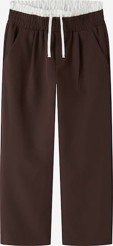 NAME IT Loose fit Pants 'NKFOjetta' in Brown: front