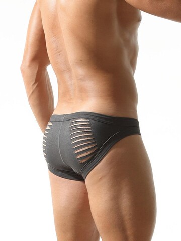 TAUWELL Panty 'Ripped' in Grey