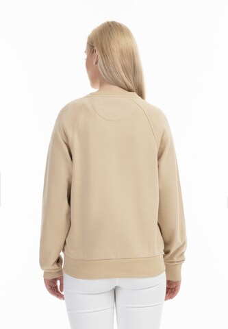 DreiMaster Maritim Sweatshirt 'Bridgeport' i beige