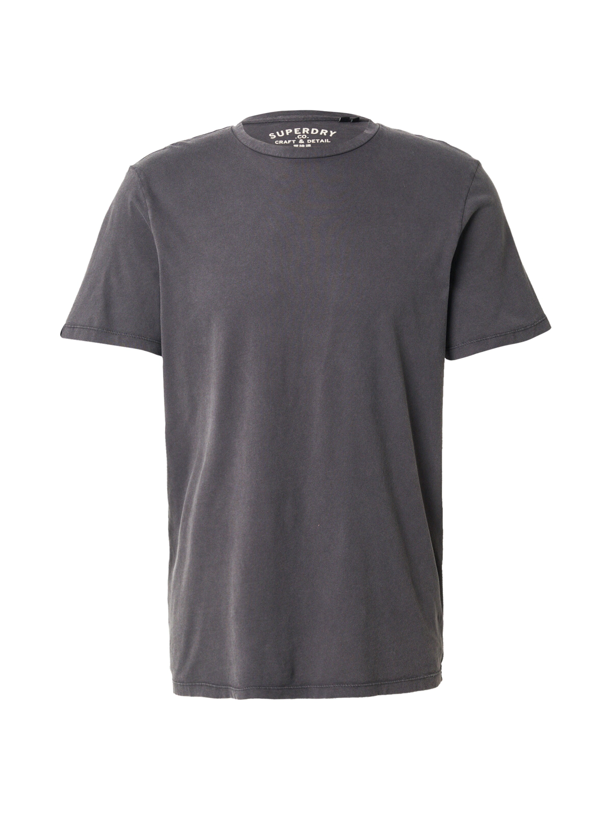 T-Shirt 'Classic Essential' Superdry en gris : devant