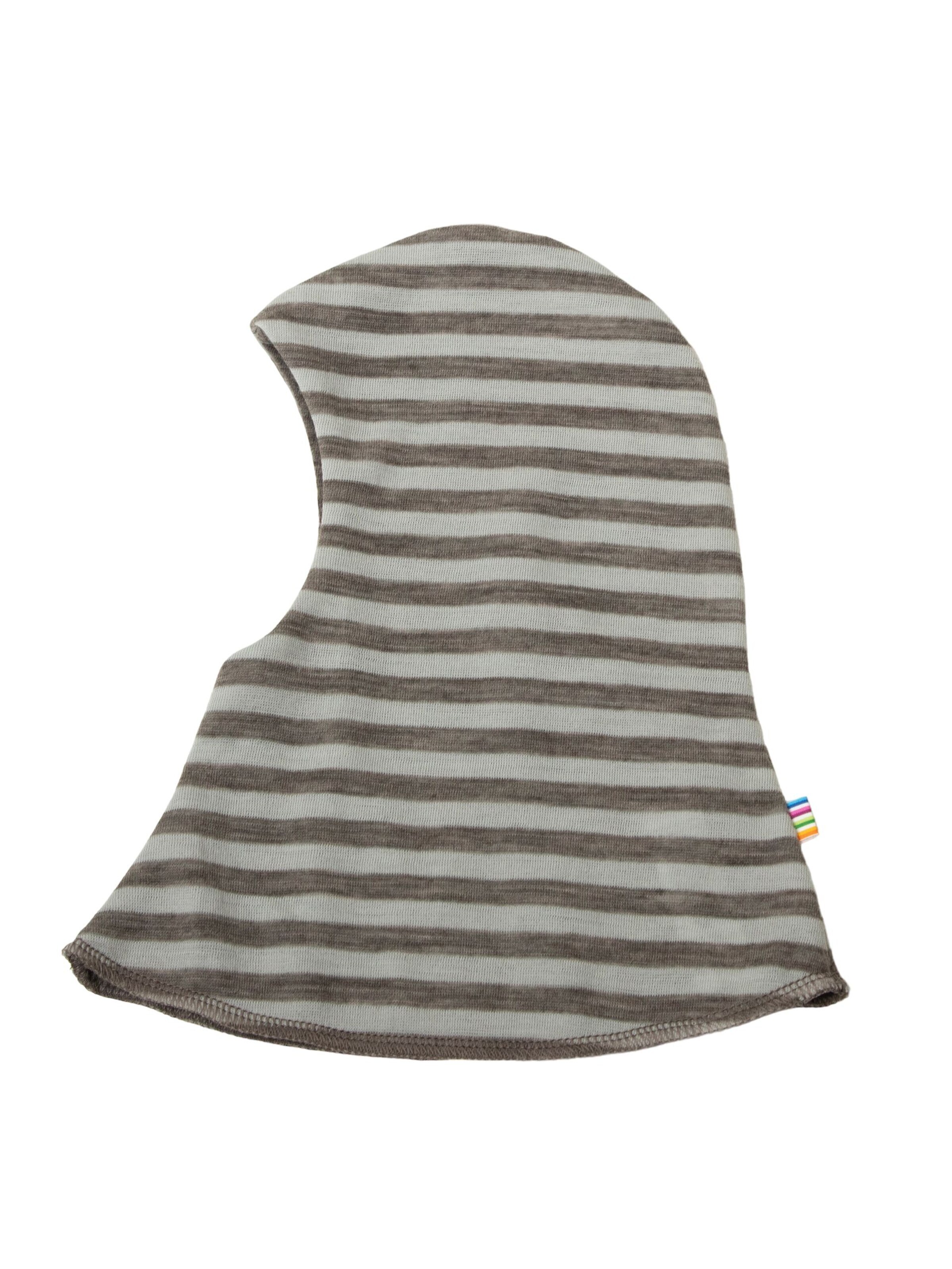 JOHA Beanie 'Schalmütze Merinowolle' in Green: front