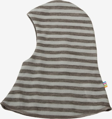 JOHA Beanie 'Schalmütze Merinowolle' in Green: front