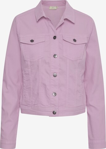 Kaffe Between-Season Jacket 'Zelina' in Purple: front