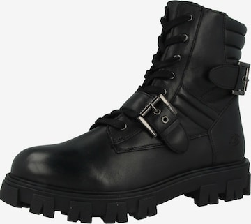 Dockers by Gerli Lace-Up Ankle Boots in Black: front