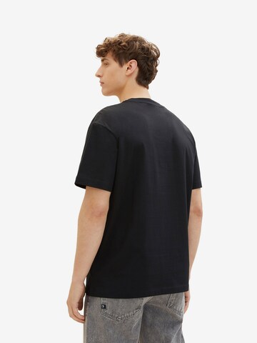 TOM TAILOR DENIM T-Shirt in Schwarz